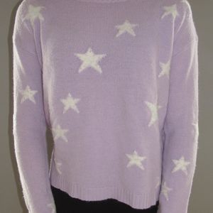 Purple Sweater with Stars
